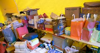 Abgegebene Geschenke f&uuml;r die Aktion &ldquo;2 x Weihnachten" (Archiv)