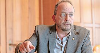 Angriffig. SPO-Pr&auml;sident und Grossrat Gilbert Truffer. 