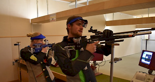 Manuel Jeitziner und Claudine Millius: Zwei Teamst&uuml;tzen bei Visp-Eyholz.