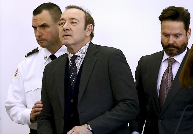 Der Schauspieler Kevin Spacey erschien am Montag vor Gericht