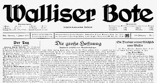 Bleiw&uuml;ste. In den 50er-Jahren waren Bilder in der Zeitung Mangelware.