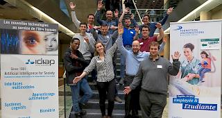 Start. Teilnehmer des  Mastergangs in KI.