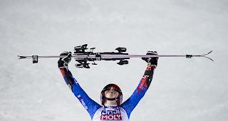 Der grosse Jubel, Vlhova holte sich auch im Riesenslalom WM-Gold.