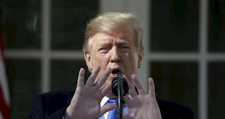 Donald Trump erkl&auml;rt nationalen Notstand. 