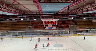 Triste Atmosph&auml;re: Die Ticino Rockets und Visp am Freitagabend in Biasca.