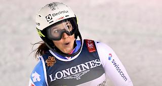 Schnellste. F&uuml;hrt nach dem ersten Lauf: Wendy Holdener.