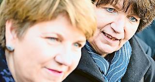 Kennt Bundesbern. Brigitte Hauser-S&uuml;ess stand schon Widmer-Schlumpf und Leuthard zur Seite, nun auch Amherd.