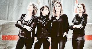 Innovativ. Das Ensemble Vibration4 (von links) mit Eliane Locher, Rosalia Agadjanian, Raphaelle Rubellin und Eliane Williner  geht neue Wege.