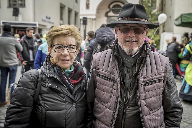 Liliane (70) und Ruedi Kalbermatter (73), Glis.