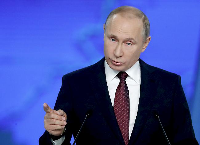 Spionage. Die russischen Geheimdienste hätten im vergangenen Jahr mehr als 460 ausländische Agenten entlarvt, erklärte Putin am Mittwoch.