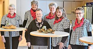 Engagiert. Pia Eggel, Co-Pr&auml;sidentin, Karin Ritler, Kursverantwortliche, Agnes Schneider Wermelinger, Referentin, Evi Zeiter, Aktuarin, Rita Brantschen, Kassierin, Madeleine Schmidli, Co-Pr&auml;sidentin (von links).