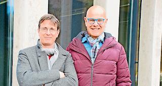 F&uuml;hrungsduo. Der kantonale Dienstchef f&uuml;r Mobilit&auml;t, Vincent Pellissier (links), sieht in seinem neuen Adjunkten Anton Karlen eine ideale Erg&auml;nzung.