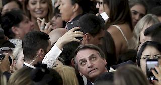 Wird in Washington erwartet: Der brasilianische Staatschef Jair Bolsonaro.