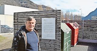 Rolet Gruber ist zufrieden mit der Abfallentwicklung im Lonzast&auml;dtchen.