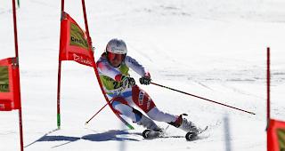 Den Sieg des gestrigen Teamevents im R&uuml;cken: Wendy Holdener gelingt im 1. Lauf des letzten Slaloms dieser Saison eine ausgezeichnete Fahrt. 