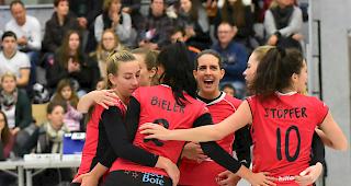 Der VBC Visp feiert gegen Glaronia den zweiten Sieg in der Aufstiegsrunde.