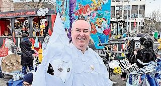 Dominique Russi im Kost&uuml;m der Spale-Clique.