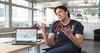 Innovativ. Thomas Pfammatter, CEO von &laquo;Dufour Aerospace&raquo;, ist &uuml;berzeugt: &laquo;Elektrobetriebene Flugger&auml;te werden die Welt erobern.&raquo;