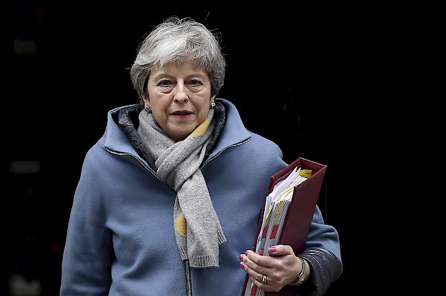 Beharrlich. Die britische Premierministerin Theresa May will den Abgeordneten ihren Brexit-Deal noch ein drittes Mal vorlegen.