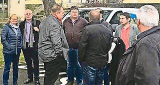 Die Fraktionschefs und ihre Partnerinnen und Partner reisten nach Bordeaux.