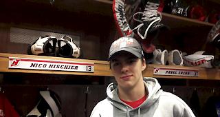 Nico Hischier erzielte seinen 47. Skorerpunkt in dieser Saison. 