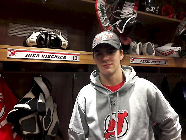 Nico Hischier erzielte seinen 47. Skorerpunkt in dieser Saison.