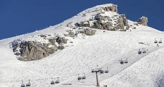 Das Skigebiet Titlis oberhalb von Engelberg. 
