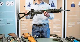 Bessere Kontrolle. Das gilt vor allem f&uuml;r halb automatische Waffen mit grossen Magazinen wie das Sturmgewehr.