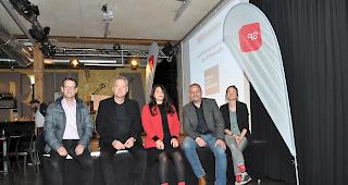 F&uuml;r die Oberwalliser Linke. Rainer Oggier, Bernhard Imhof, Giuliana Foken, Gilbert Truffer und Claudia Alpiger.