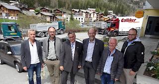 VR und Gesch&auml;ftsf&uuml;hrung der KW Jungbach AG: Roland Bittel, Diego Pfammatter, Paul Biffiger (Pr&auml;sident), Michel Schwery (Vizepr&auml;sident), Josef Truffer und Nicolas Imboden. (von links)