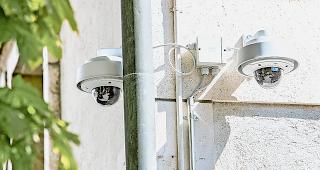 Kleine Augen. 24 Kameras sind in Visp im Einsatz.