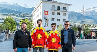 Fellay und Vouardoux kehren f&uuml;r die kommende Saison zum HC Siders zur&uuml;ck.