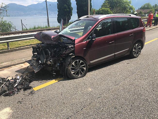 Unfall am Freitagvormittag in St-Gingolph.