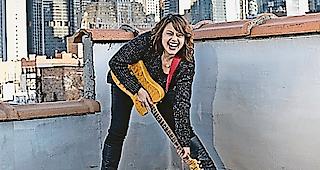 Musikerin Eliane Amherd in New York.