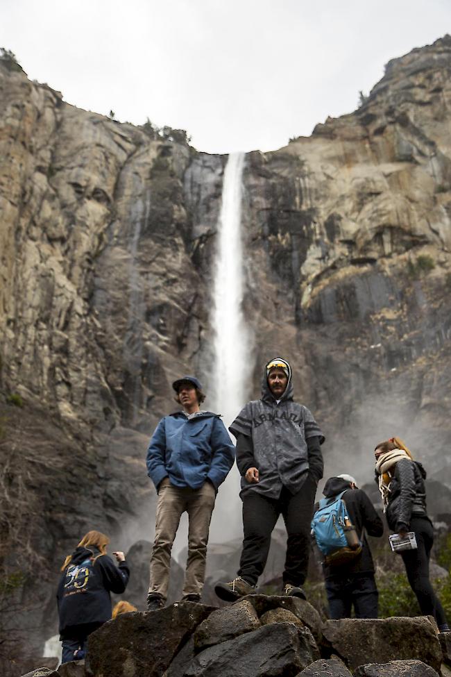 Alexander Fux (links) und Claudio Pfaffen im Yosemite Nationalpark.