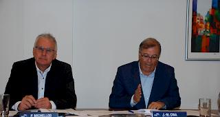 GV der FMV SA (v.l.): Generaldirektor Paul Michellod und VR-Pr&auml;sident Jean-Michel Cina.