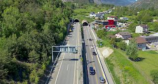 Sanierung. Im Gamsentunnel wird aktuell die Betriebs- und Sicherheitsausrüstung in der Nordr&ouml;hre erneuert.