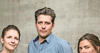 Tatkr&auml;ftig. Von links: Barbara Heynen, Diego Valsecchi und Jennifer Skolovski wollen den professionellen Theaterschaffenden im Wallis eine Stimme geben.Foto WB/Alain Amherd