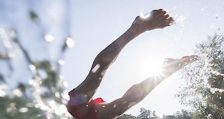 Heisse Tage. In der kommenden Woche ist Abk&uuml;hlung gefragt.