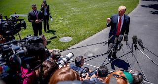 Im Fokus. US-Pr&auml;sident Donald Trump hat den Vergewaltigungsvorwurf einer Journalistin erneut zur&uuml;ckgewiesen.