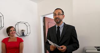 Staatsrat Fr&eacute;d&eacute;ric Favre am Freitagmorgen bei der Einweihung der neuen R&auml;umlichkeiten f&uuml;r das Handelsregisteramt in Brig.