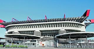 Vision. Die AC Milan und Inter Mailand wollen ein neues Stadion bauen, das Platz f&uuml;r 60'000 Zuschauer bietet. Das legend&auml;re San Siro (Bild) h&auml;tte damit ausgedient.