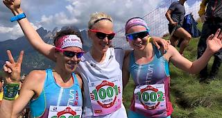 Victoria Kreuzer siegte beim Vertical Race in Canazei vor Valentina Belotti und Susanna Saapunki.