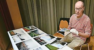 Rhythmus. Fotograf Bob Nygren &ndash; hier letzten Samstag am Kunstfestival Bellwald: &laquo;Der Rhythmus im Bild ist mir  &uuml;beraus wichtig.&raquo;Foto wb