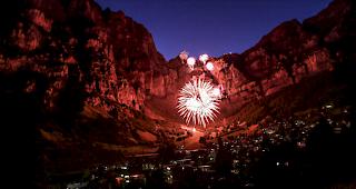 Am 1. August wird auch in Leukerbad ein grosses Feuerwerk gez&uuml;ndet. 
