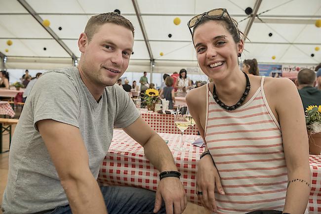 Sebastian Heldner (30) aus Naters und Isabelle Scotton (27) aus Kapstadt/Simplon Dorf.