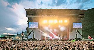 Vier Tage Party. Die Gampel-Organisatoren rechnen auch in diesem Jahr wieder mit &uuml;ber 100&thinsp;000 Besuchern.Foto wb/andrea soltermann