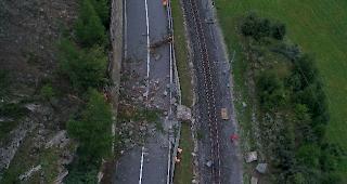 Beim Orte genannt &laquo;Lerch&raquo;. Die Abbruchstelle liegt rund 50 Meter oberhalb der Kantonsstrasse.