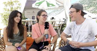 <b>Zeit f&uuml;r ein Fazit.</b> Catarina und Reto berichten &uuml;ber ihre Erfahrungen am diesj&auml;hrigen Openair Gampel.