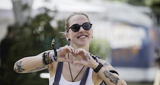 <b>Das wichtigste auf der Welt.</b> Stefanie Heinzmann sprach vor ihrem Auftritt &uuml;ber die Liebe.